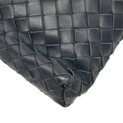 Bottega Veneta Intrecciato Crossbody Shoulder Bag Navy Leather — view 6