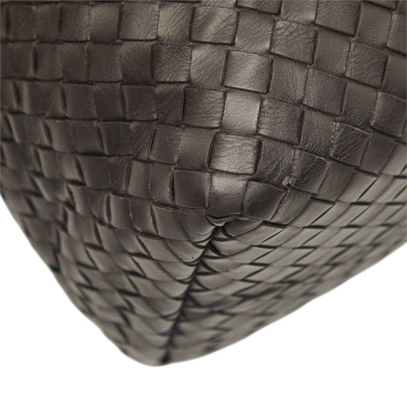 Bottega Veneta Intrecciato Tote Bag Dark Brown Leather — view 5