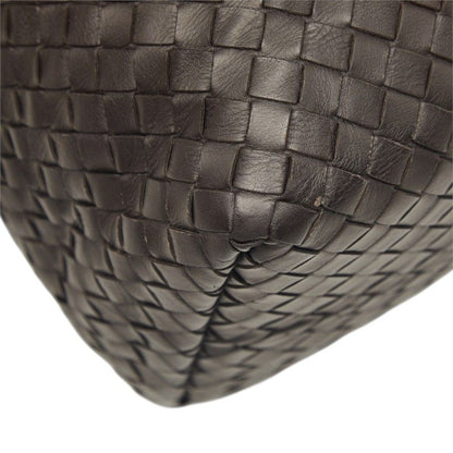 Bottega Veneta Intrecciato Tote Bag Dark Brown Leather — view 5
