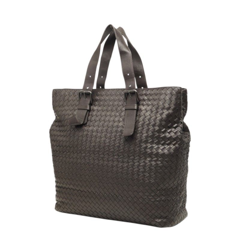 Bottega Veneta Intrecciato Tote Bag Dark Brown Leather — view 2