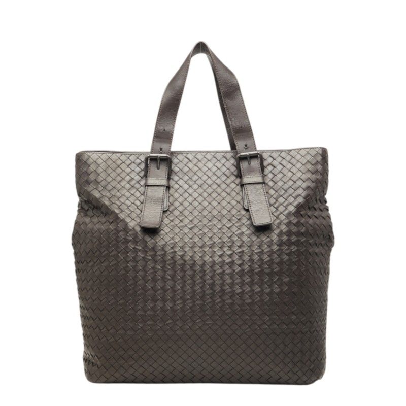 Bottega Veneta Intrecciato Tote Bag Dark Brown Leather