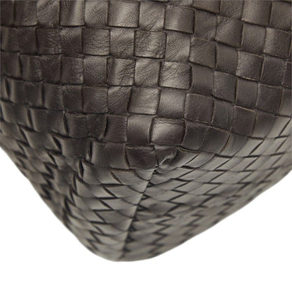 Bottega Veneta Intrecciato Tote Bag Dark Brown Leather — view 7