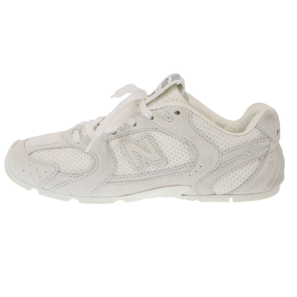 Miu Miu New Balance Suede Mesh Sneakers White — view 2