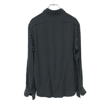 Celine Rayon Dot Shirt Black 41 — view 2