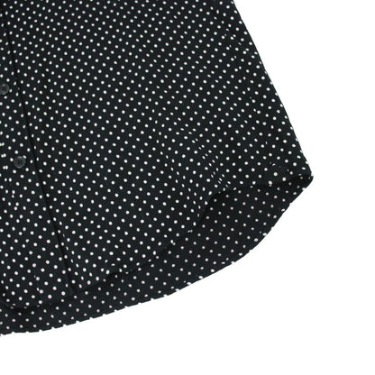 Celine Rayon Dot Shirt Black 41 — view 5