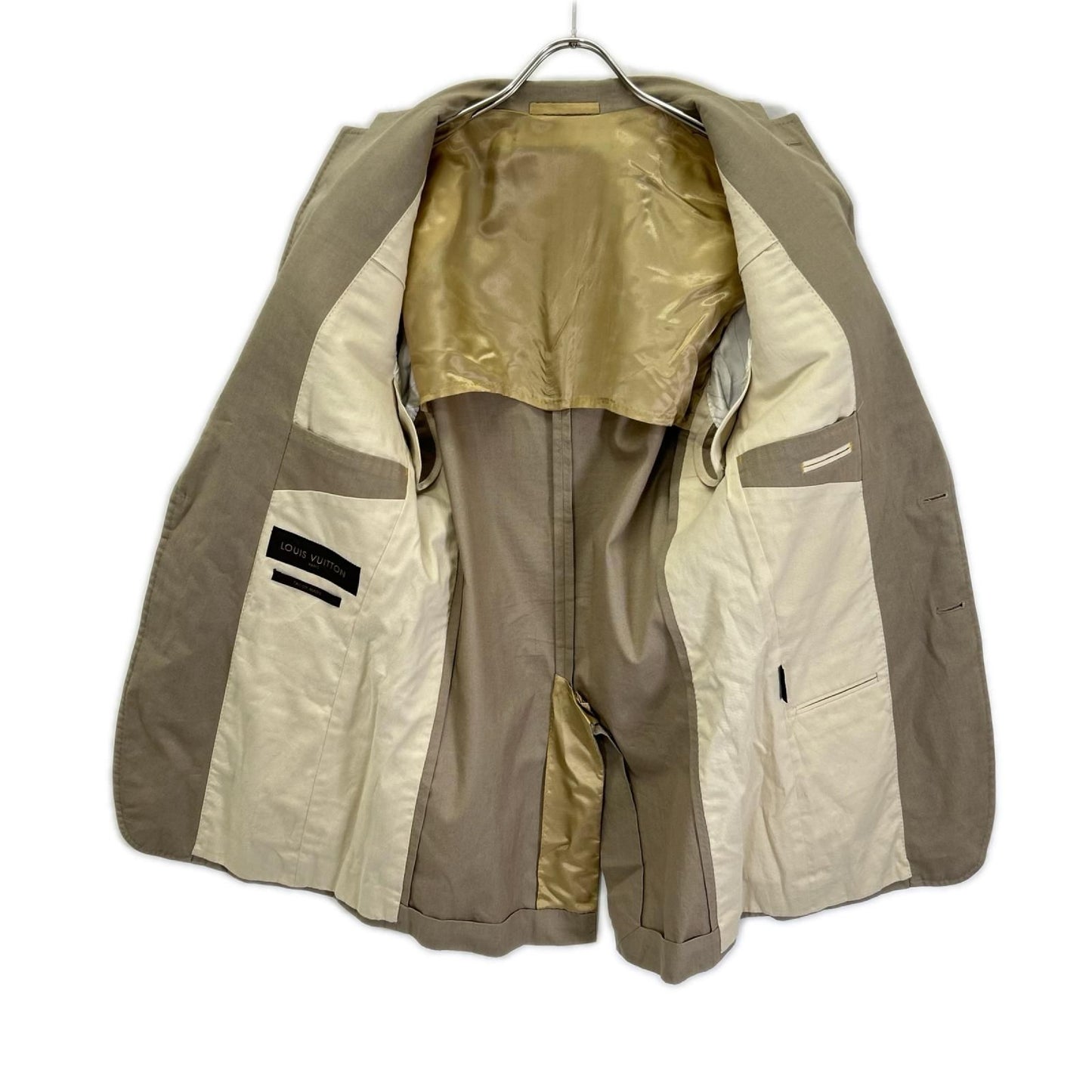 Louis Vuitton Beige Cotton 100 Tailored Jacket — view 3
