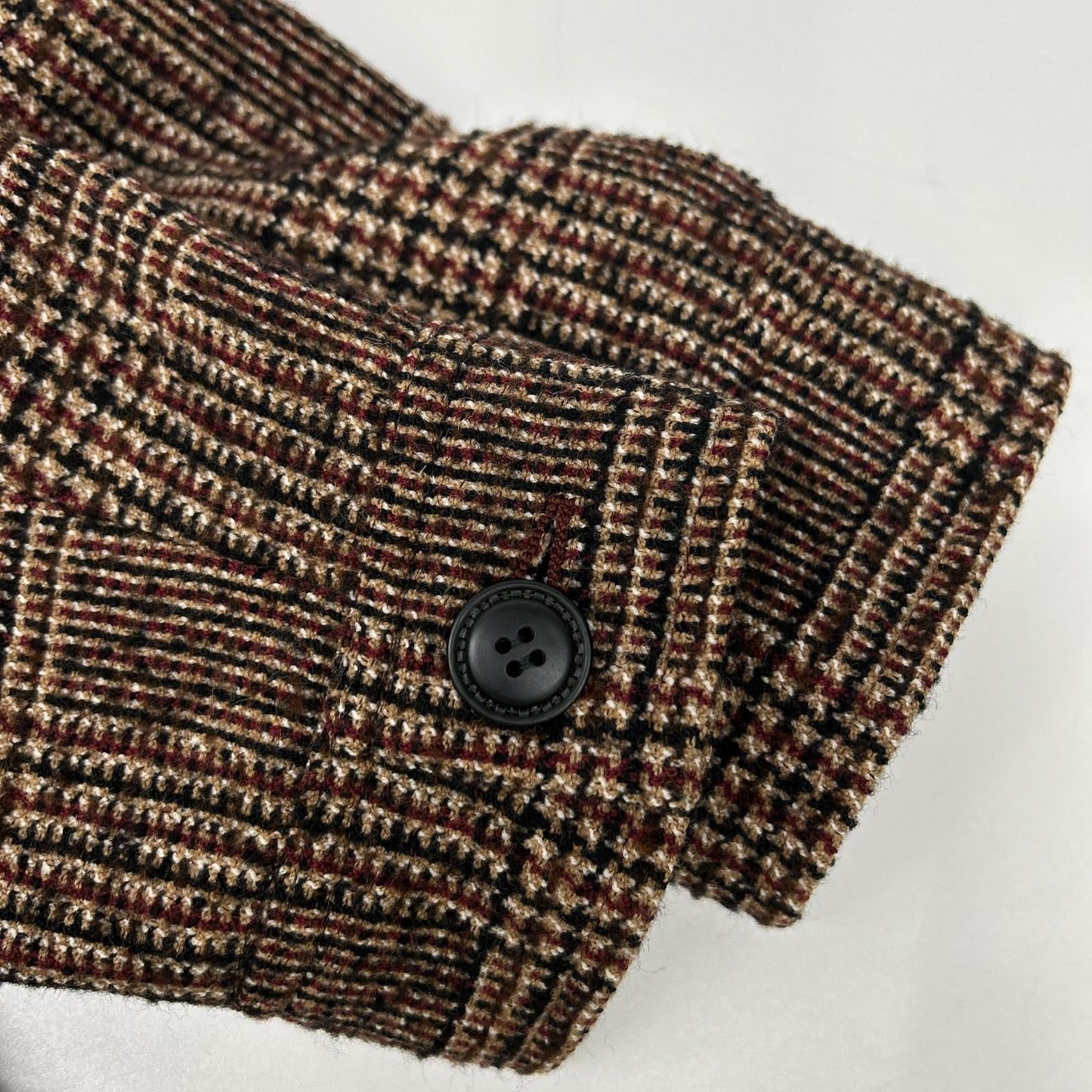 Loro Piana Brown Glen Check Tailored Jacket 44 — view 8