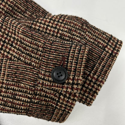 Loro Piana Brown Glen Check Tailored Jacket 44 — view 8