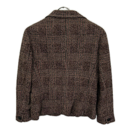 Loro Piana Brown Glen Check Tailored Jacket 44 — view 2