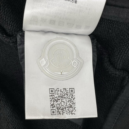 Moncler Zip UP Cardigan Black Cotton Nylon Full Zip Sweatshirt Hoodie — view 6