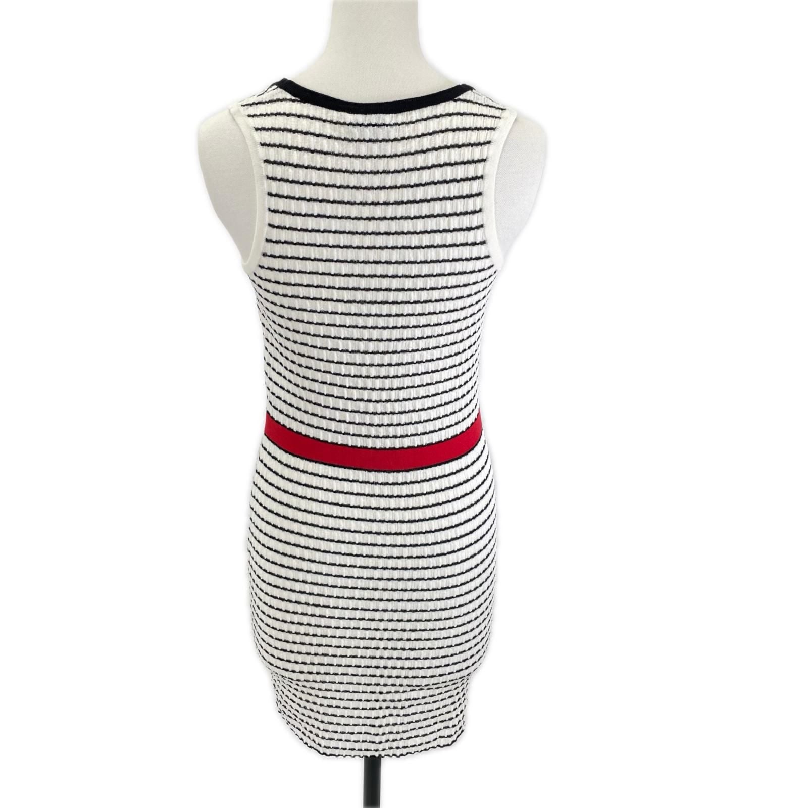 Chanel CC Logo Border Sleeveless Dress 34 — view 3