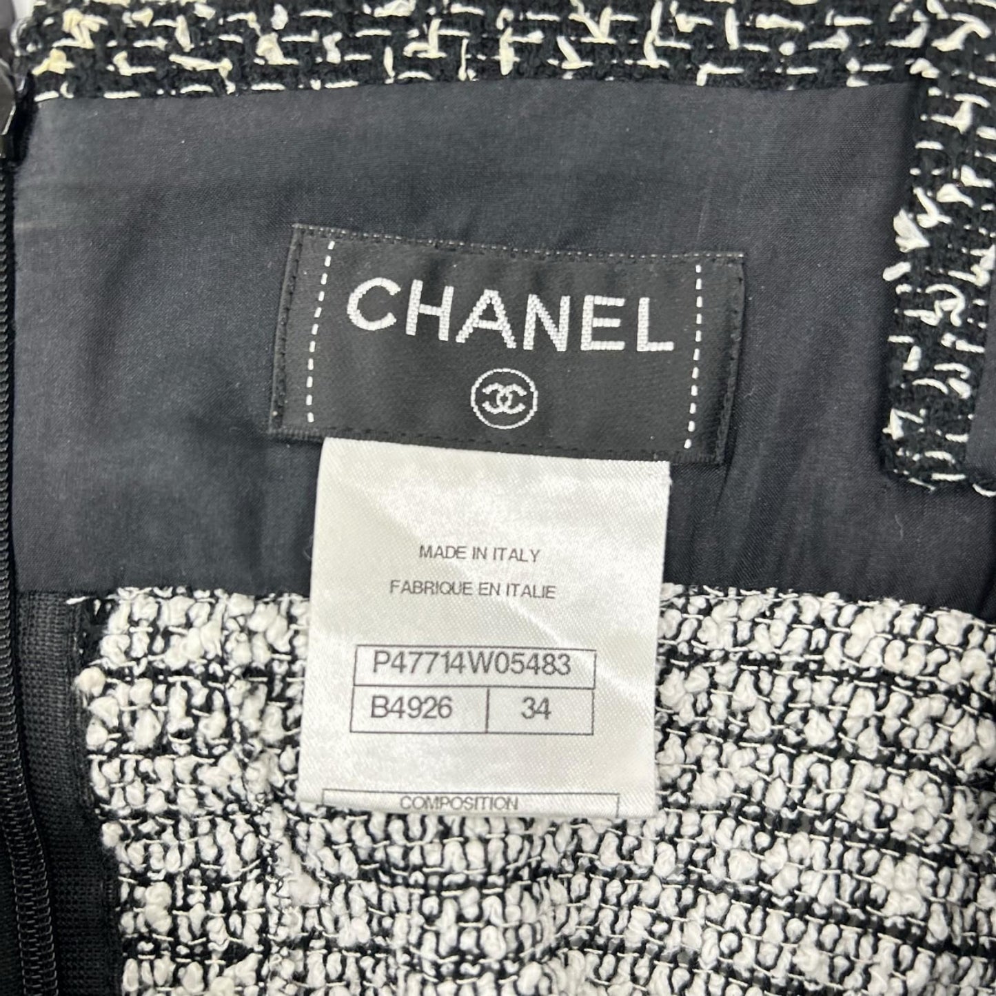 Chanel CC Logo Tweed Cami Top 34 — view 3