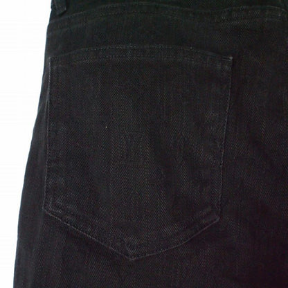 Louis Vuitton Monogram Jacquard Slim Denim Pants Black — view 7