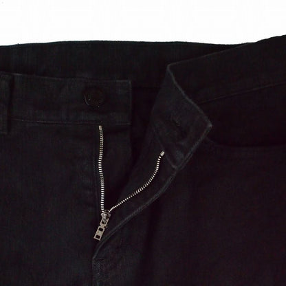 Louis Vuitton Monogram Jacquard Slim Denim Pants Black — view 4