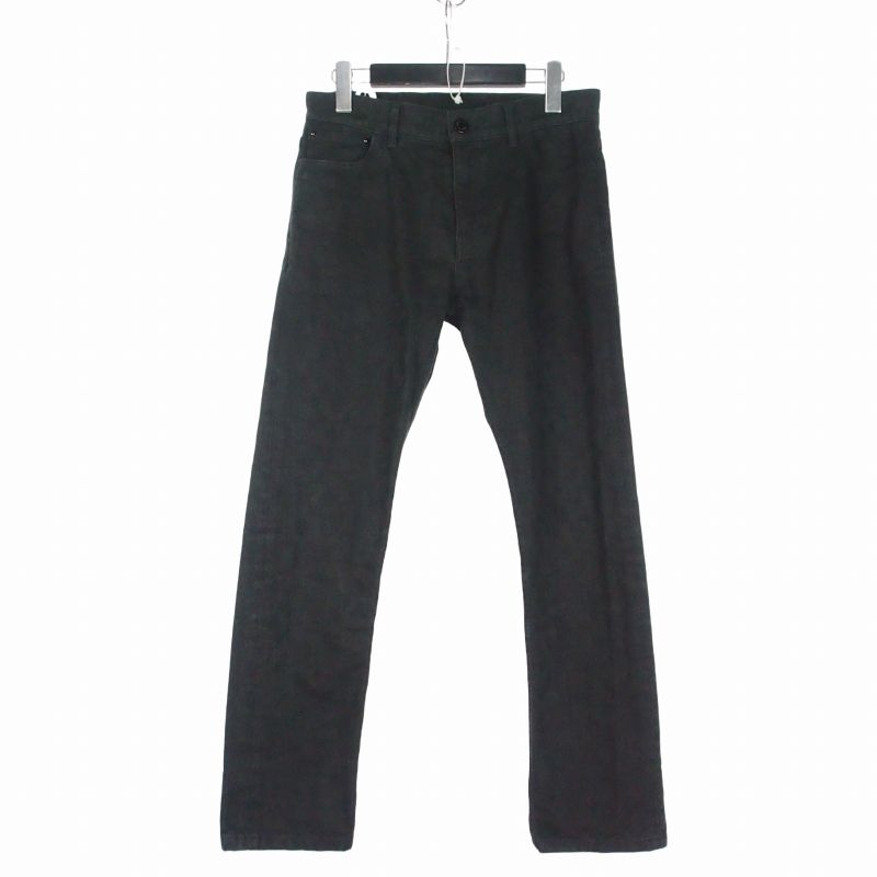 Louis Vuitton Monogram Jacquard Slim Denim Pants Black