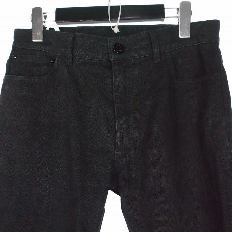 Louis Vuitton Monogram Jacquard Slim Denim Pants Black — view 3