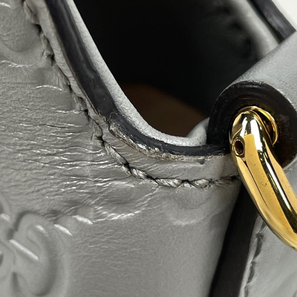 Gucci Handbag Guccissima 2-Way Leather Gray — view 4
