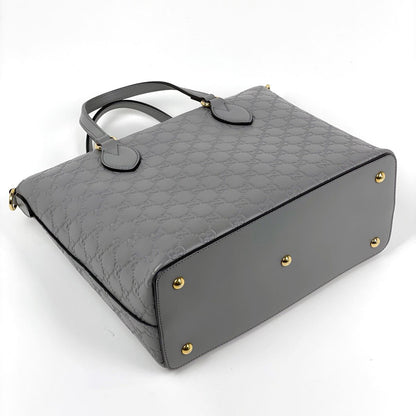 Gucci Handbag Guccissima 2-Way Leather Gray — view 2