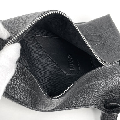 Loewe Belt Bag Anagram Leather Black — view 8