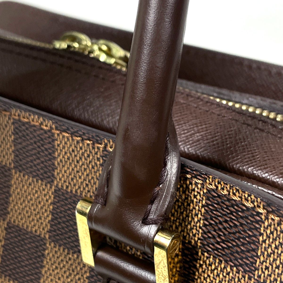 Louis Vuitton Triana Handbag Damier Brown — view 6