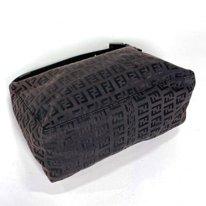 Fendi Handbag Zucchino Pattern Canvas Brown — view 2