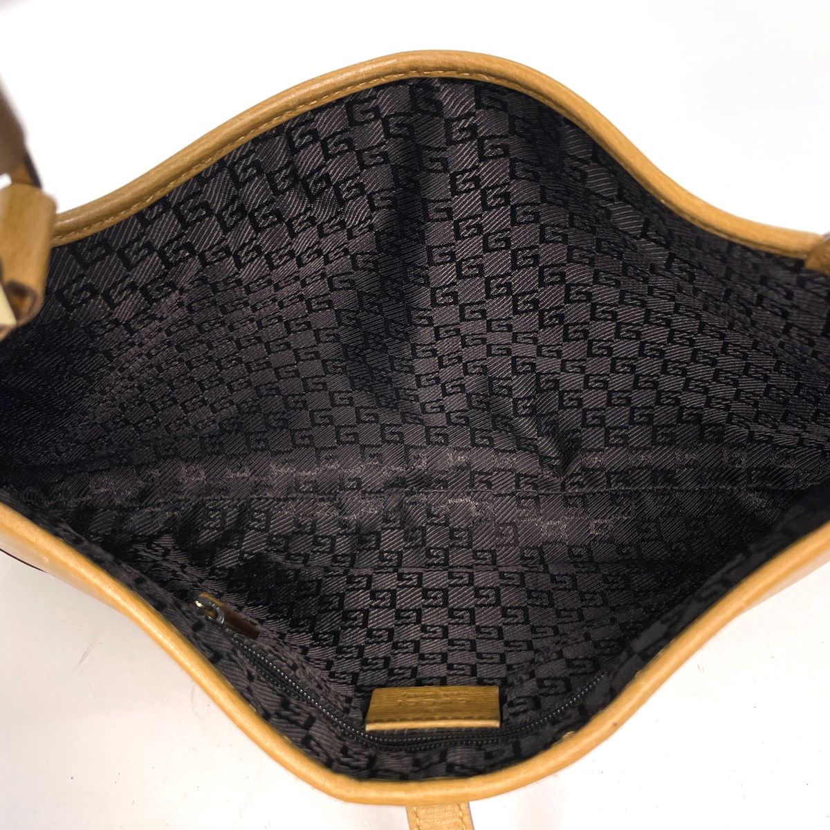 Gucci Shoulder Bag Bamboo Leather Brown — view 6