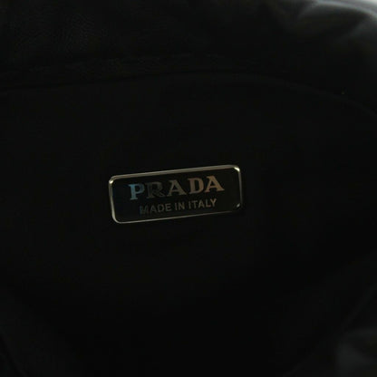 Prada Smartphone Pouch Drawstring Nappa Leather Black — view 6