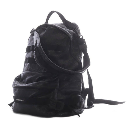 Balenciaga Army Backpack Shoulder Bag 2-Way Leather Black — view 5