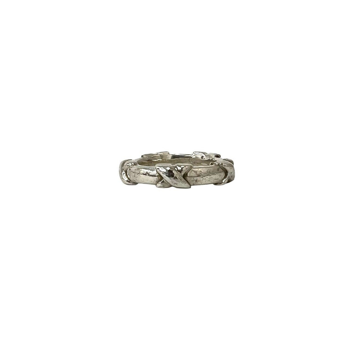 Tiffany & Co Vintage Signature Cross Ring 925 Sterling Silver — view 6