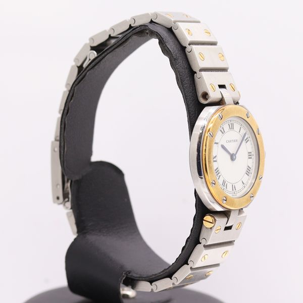 Cartier Santos Vendome SM 0.750.2.20 White Dial Watch — view 2