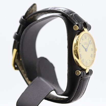 Cartier Must Vendome Ivory Dial Watch — view 2
