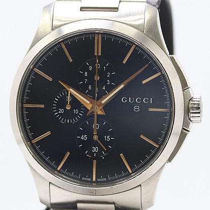 Gucci G-Timeless Chronograph 126.2 Black Dial Watch