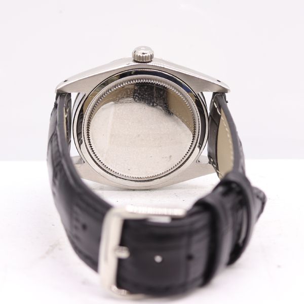 Rolex Oyster Date Precision Manual Wind Silver Dial Watch — view 4