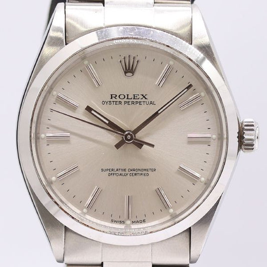 Rolex Oyster Perpetual Automatic Silver Dial Watch