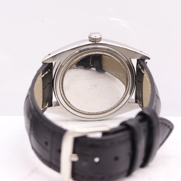 Rolex Precision Manual Wind Date Black Dial Watch — view 4