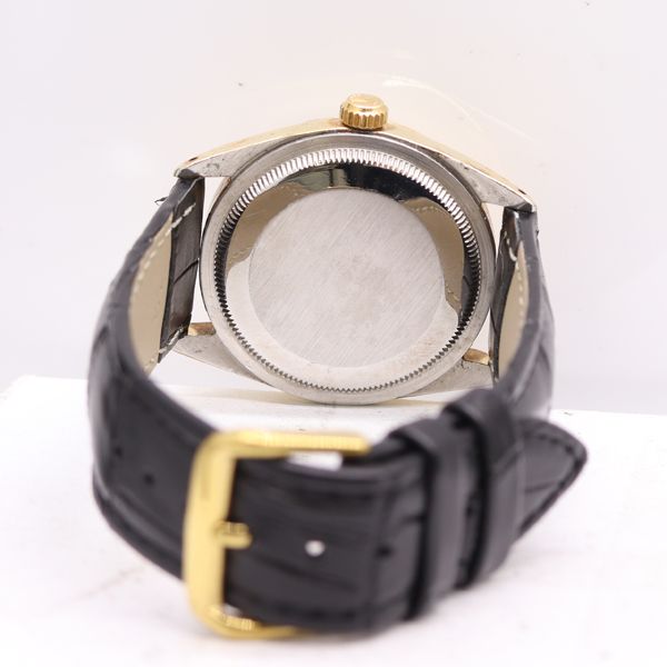 Rolex Oyster Perpetual Automatic Gold Dial Watch — view 4