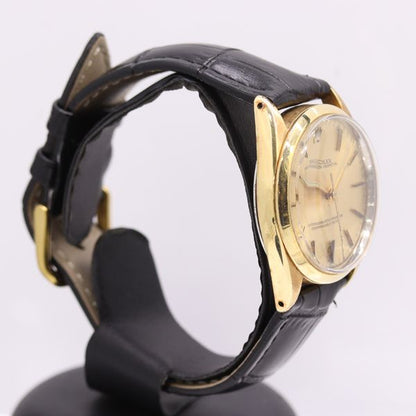 Rolex Oyster Perpetual Automatic Gold Dial Watch — view 2