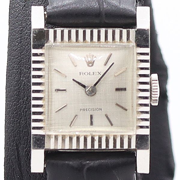 Rolex Precision Silver Dial Watch