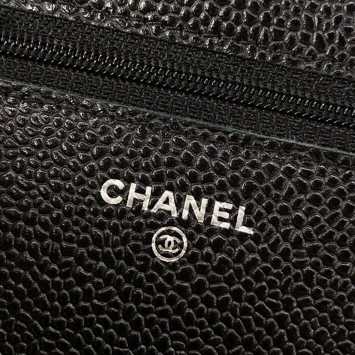 Chanel Wallet Quilted Black Silver Chain Shoulder Bag — view 6