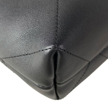 Chanel Handbag Quilted Hobo Black Gold Metal Leather — view 8