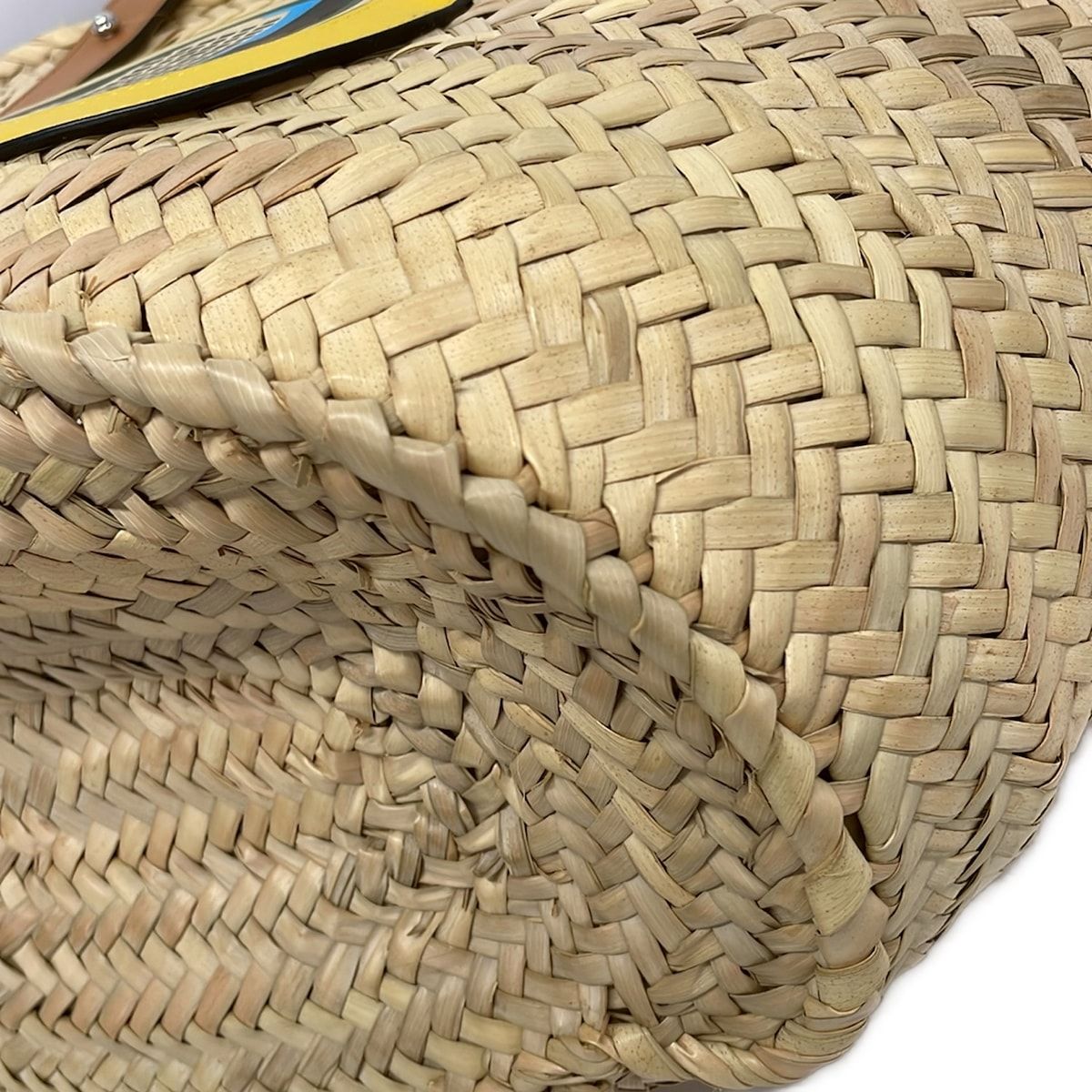 Loewe Tote Bag Basket Pink Beige Yellow Multi KEN PRICE LA Leather — view 6