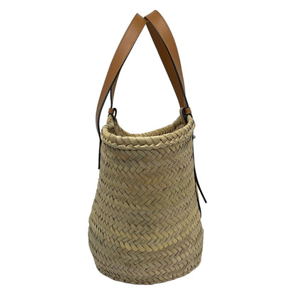 Loewe Tote Bag Basket Pink Beige Yellow Multi KEN PRICE LA Leather — view 2