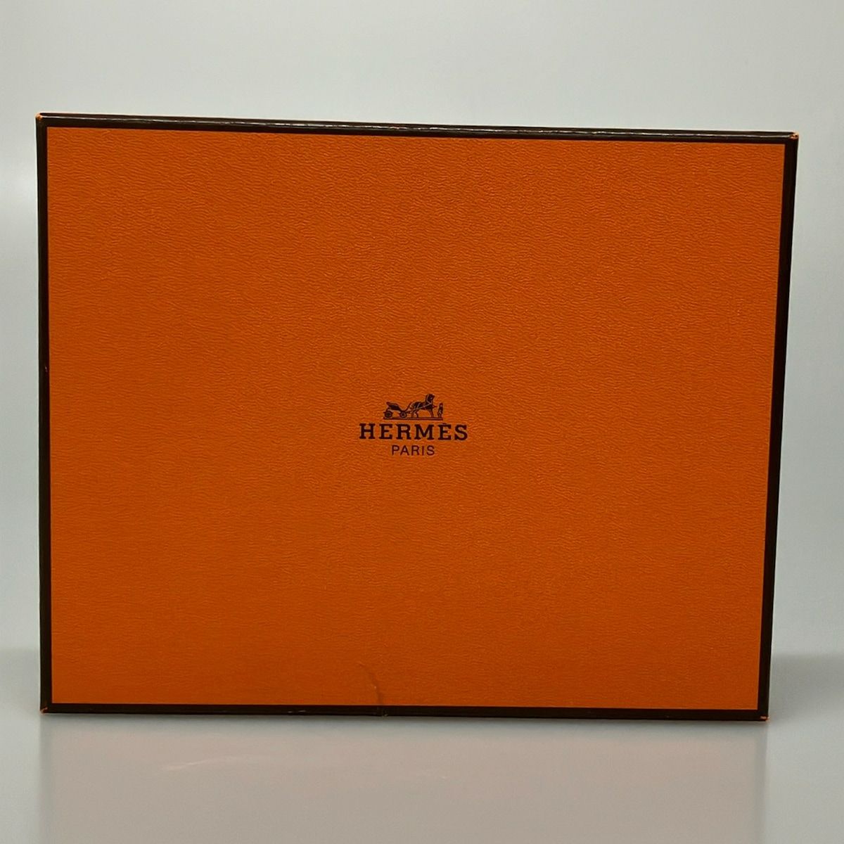 Hermes Siesta White Orange Multi Case Floral Pattern Square Plate — view 5