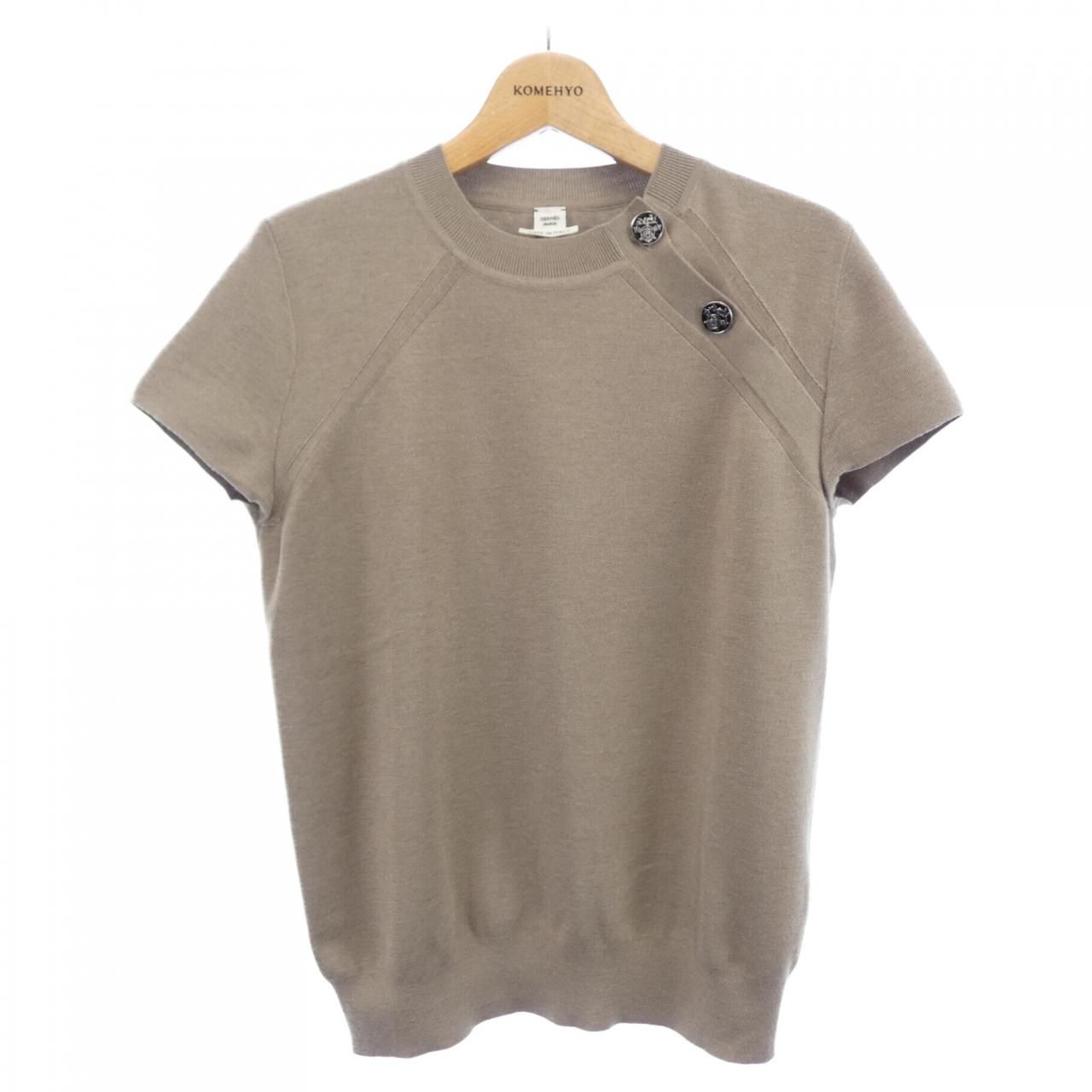Hermes Knit Sweater Beige