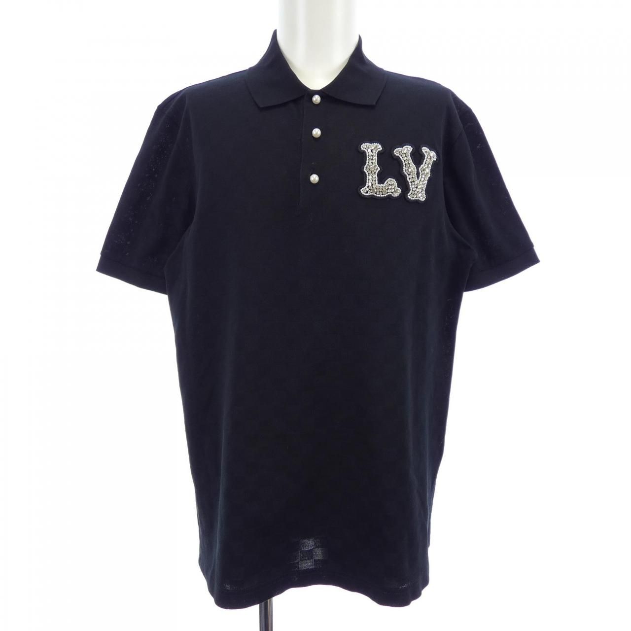Louis Vuitton Cotton Pique Polo with Embroidered LV Patch