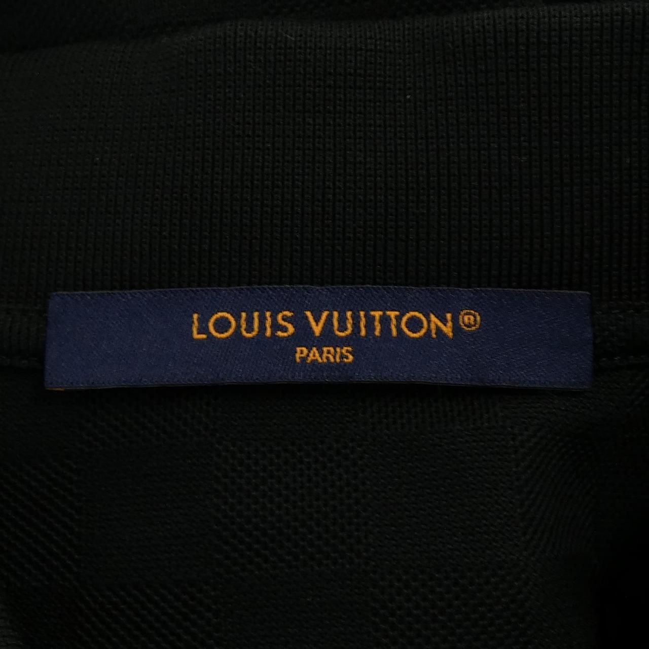 Louis Vuitton Cotton Pique Polo with Embroidered LV Patch — view 4