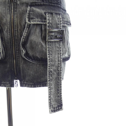 Fendi Anqj Skirt Gray — view 6