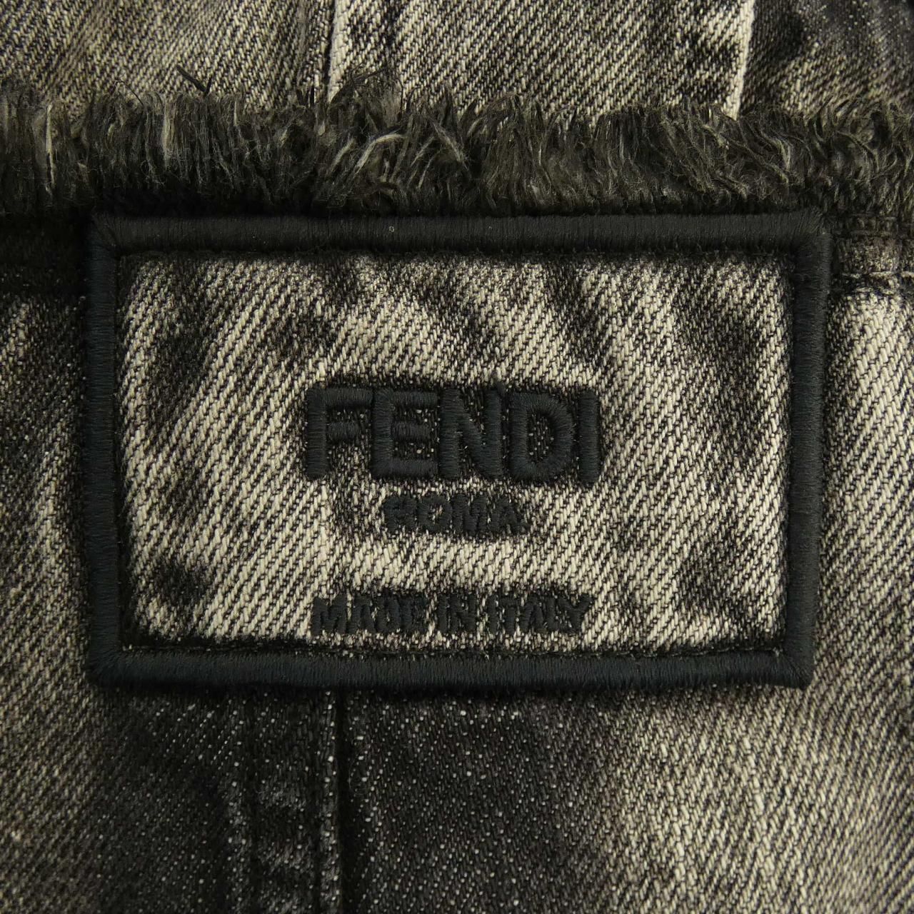 Fendi Anqj Skirt Gray — view 7