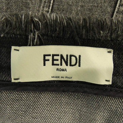 Fendi Anqj Skirt Gray — view 4