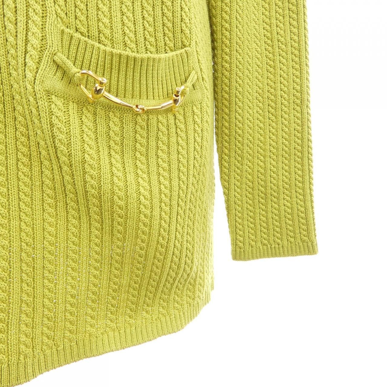 Celine Vintage Cardigan Green — view 5